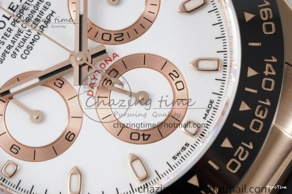 MiroTime 0115 Tailored Daytona 116515 BTF 1:1 Best Edition White Dial on Oysterflex Rubber Strap SA4130 V 2262